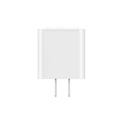 Waveshare PD30W Dual-Port Fast Charger, USB Type-A/Type-C Wall Charger Block, US Plug