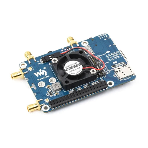 Waveshare RM500Q-GL 5G HAT for Raspberry Pi, Quad Antennas LTE-A, Multi Band, 5G/4G/3G (EU)