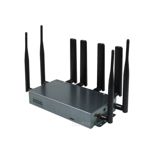Waveshare RM520N-GL Industrial 5G Router, Wireless CPE, Snapdragon X62 Onboard, Gigabit Ethernet & WiFi (EU)