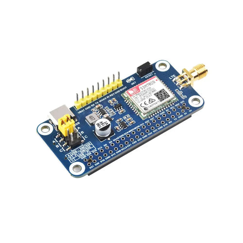 Waveshare SIM7028 NB-IoT HAT for Raspberry Pi, Supports Global Band NB-IoT Communication
