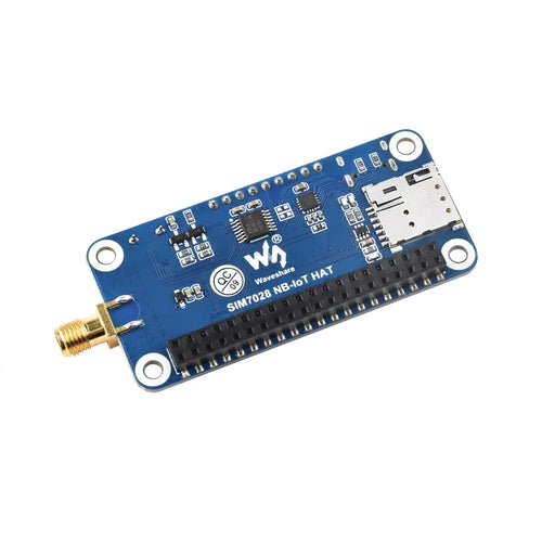 Waveshare SIM7028 NB-IoT HAT for Raspberry Pi, Supports Global Band NB-IoT Communication