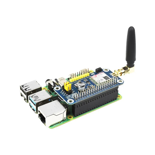 Waveshare SIM7028 NB-IoT HAT for Raspberry Pi, Supports Global Band NB-IoT Communication