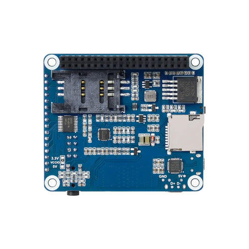 Waveshare SIM7600E LTE Cat-1 HAT for Raspberry Pi, 3G/2G/GNSS (Southeast Asia, West Asia, Europe, Africa)