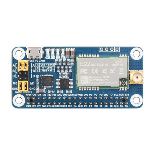 Waveshare SX1262 LoRa HAT for Raspberry Pi, 915MHz Frequency Band