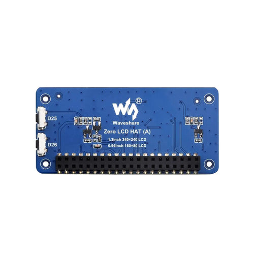 Waveshare Triple LCD HAT for Raspberry Pi, Onboard 1.3" IPS LCD Main Screen & Dual 0.96" IPS LCD
