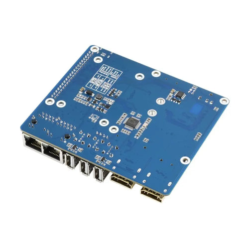 Waveshare WIFI6 Dual ETH Mini-Computer for Raspberry Pi CM4 (not Included), Onboard M.2 E (Board Only)