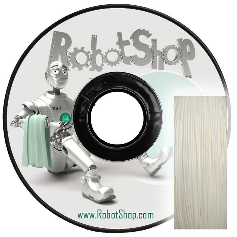 White PLA 1.0kg Spool 1.75mm Filament