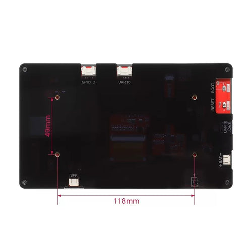 Wizee ESP32 7-Inch 800x480 HMI Touch Display, Wi-Fi & BLE