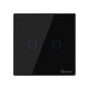 SONOFF TX Series WiFi Wall Switch (T3, EU, 2 Gang, Black)