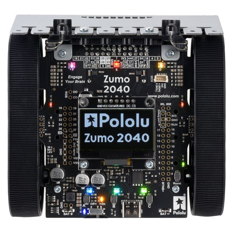 Pololu Zumo 2040 Assembled Robot w/ 100:1 HP Motors