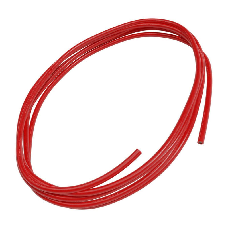 10AWG Red Premium Silicone-Jacket Wire (3m)