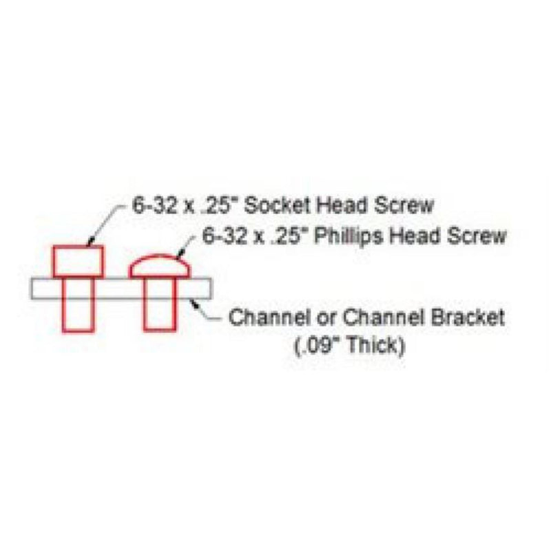 1/2" 6-32 Socket Head Machine Screw (25pk)