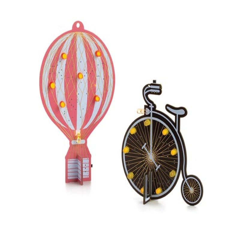 Retro Air Balloon &amp; Bicycle Soldering Kit Set