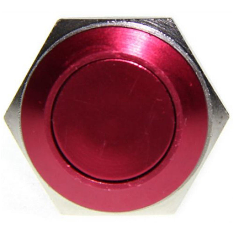 16mml Metal Push Button (Crimson Red)