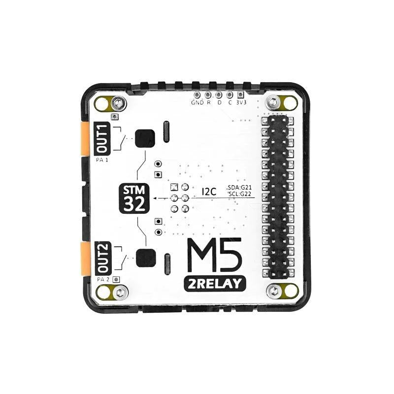M5Stack 2-Channel AC Relay Module 13.2 (STM32F030)