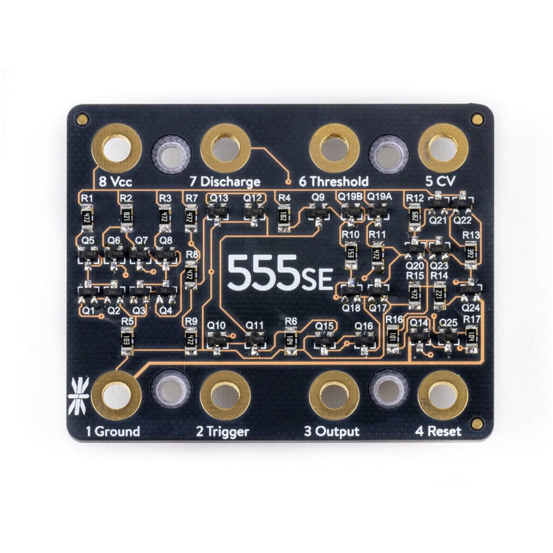 The 555SE Discrete 555 Timer Soldering Kit