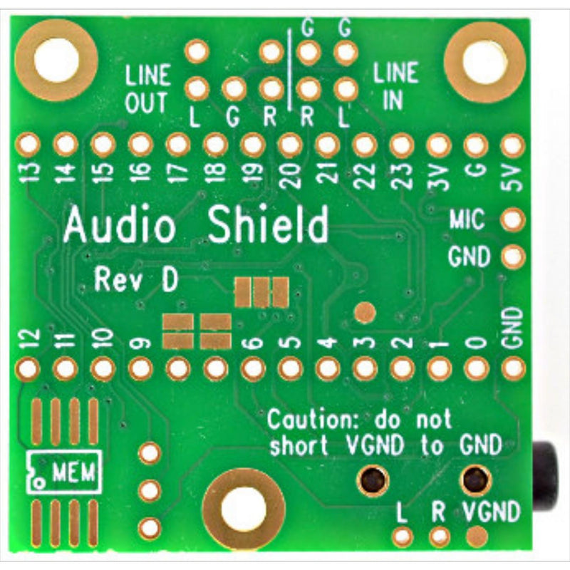 Audio Adaptor Board for Teensy 4.x