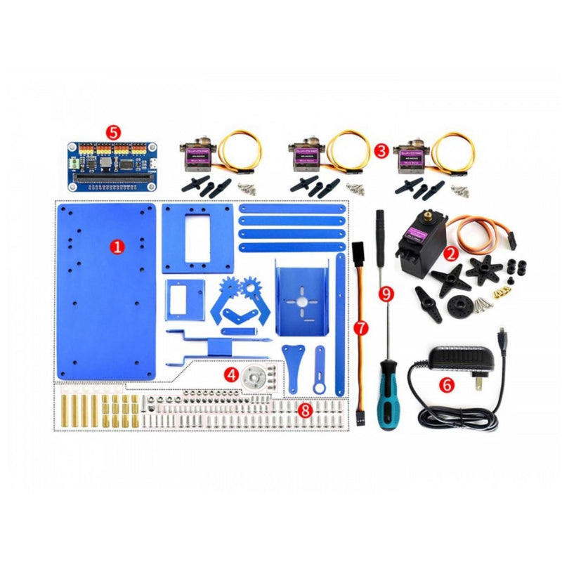 Bluetooth 4-DOF Metal Robot Arm Kit for micro:bit
