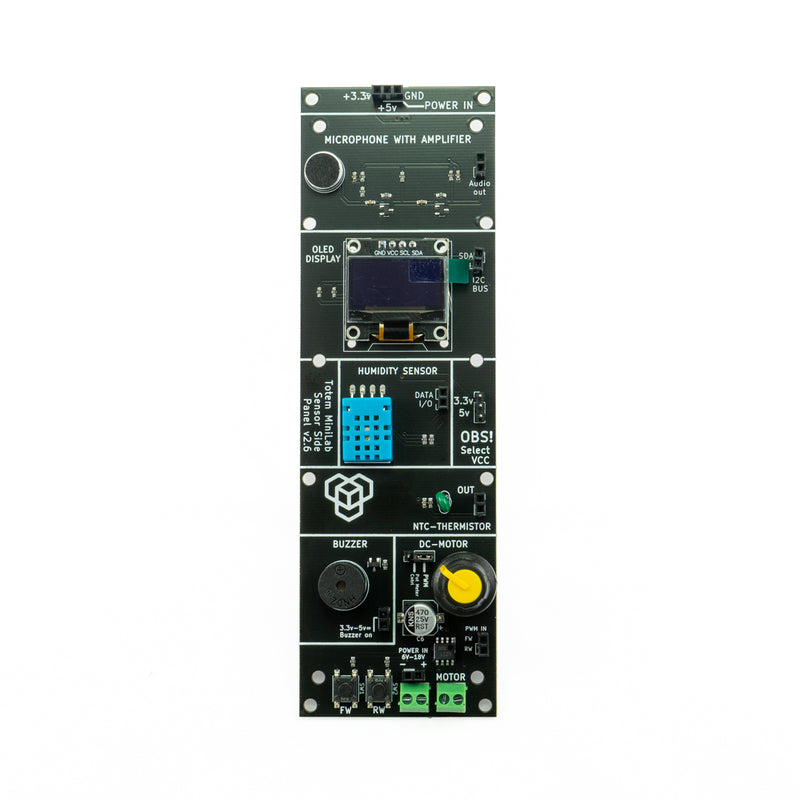 Sensor Side panel: Add-on for Totem Mini Lab