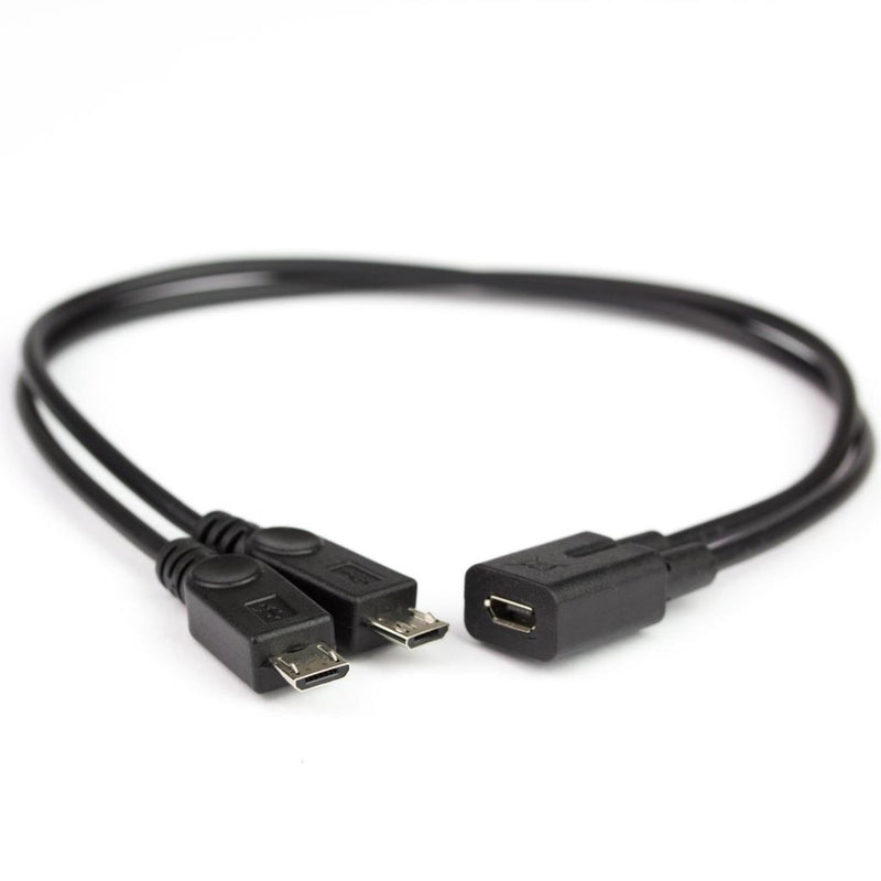 Dual microB USB Power Cable