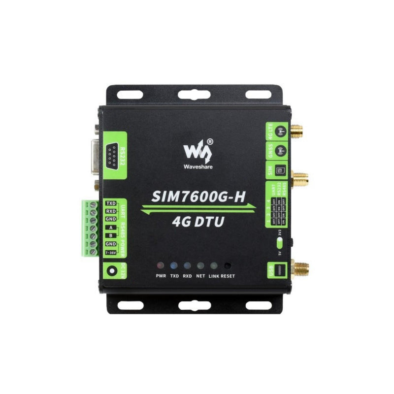 Industrial Grade SIM7600G-H 4G DTU, USB UART/RS232/RS485, LTE Global Band (EU)