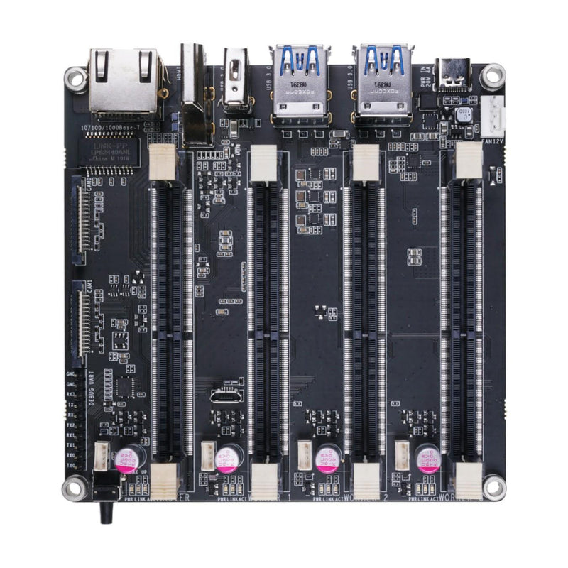 Jetson Mate Cluster Mini Cooling Kit Carrier Board for GPU Cluster & Server