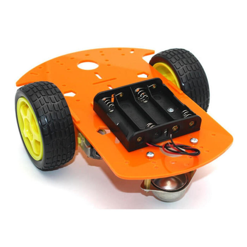 JSumo RoboMOD 2WD Mobile Robot Chassis Kit (Orange)