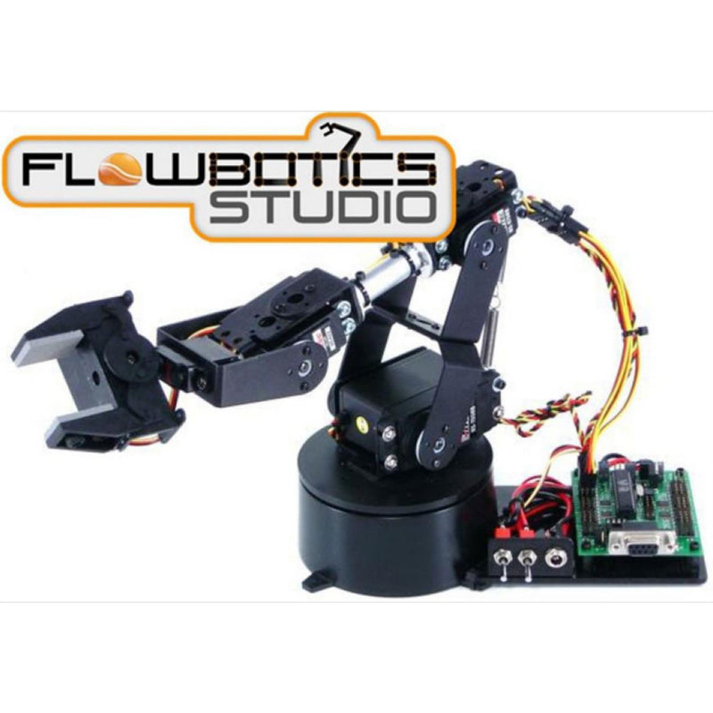 Lynxmotion AL5A 4DOF Robotic Arm SSC-32U Combo Kit (FlowBotics Studio)