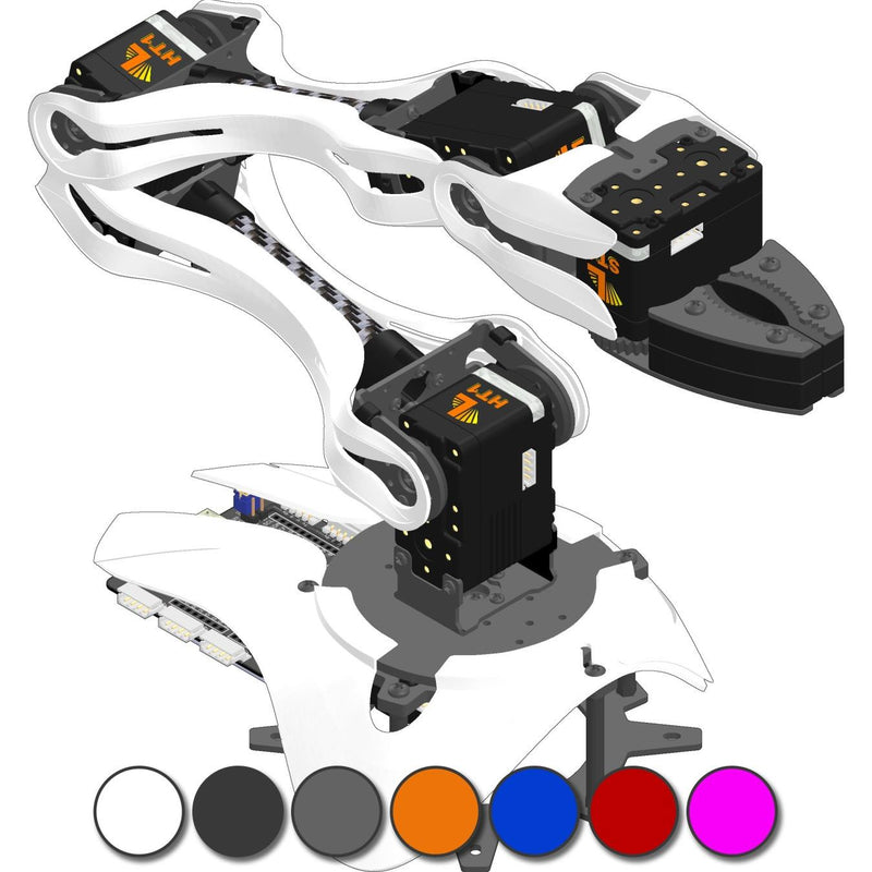 Lynxmotion SES-V2 Robotic Arm (4 DoF) Sticker Set (7x Colors)