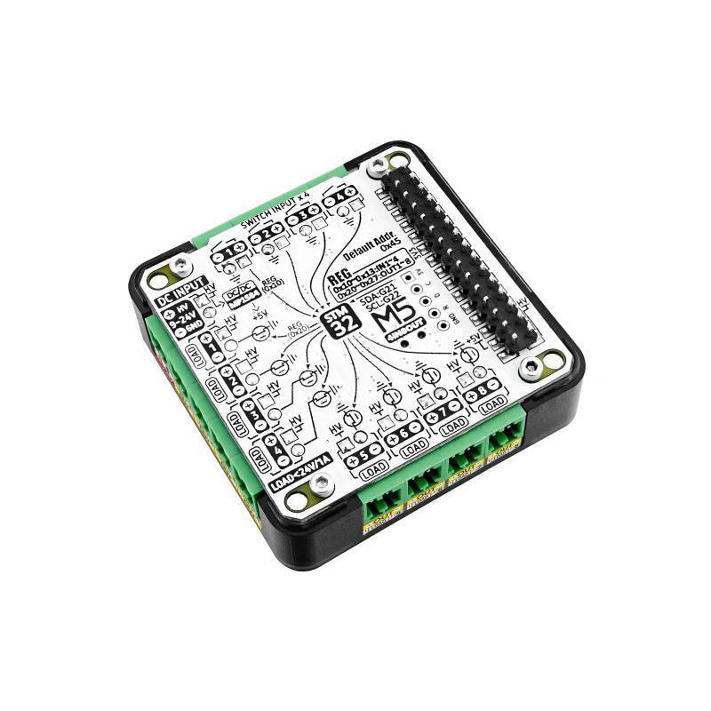 M5Stack 4IN8OUT Multi-Channel DC Drive Module (STM32F030)
