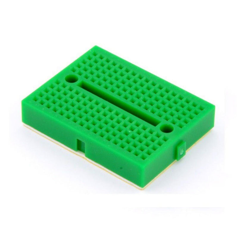 35x47mm Mini Breadboard w/ 170 Holes (green)