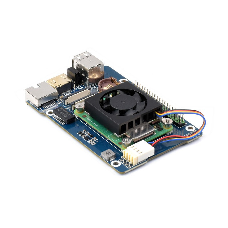 Waveshare NAS All-In-One Mini-Computer for RPi CM4 w/o CM4104008 (US)