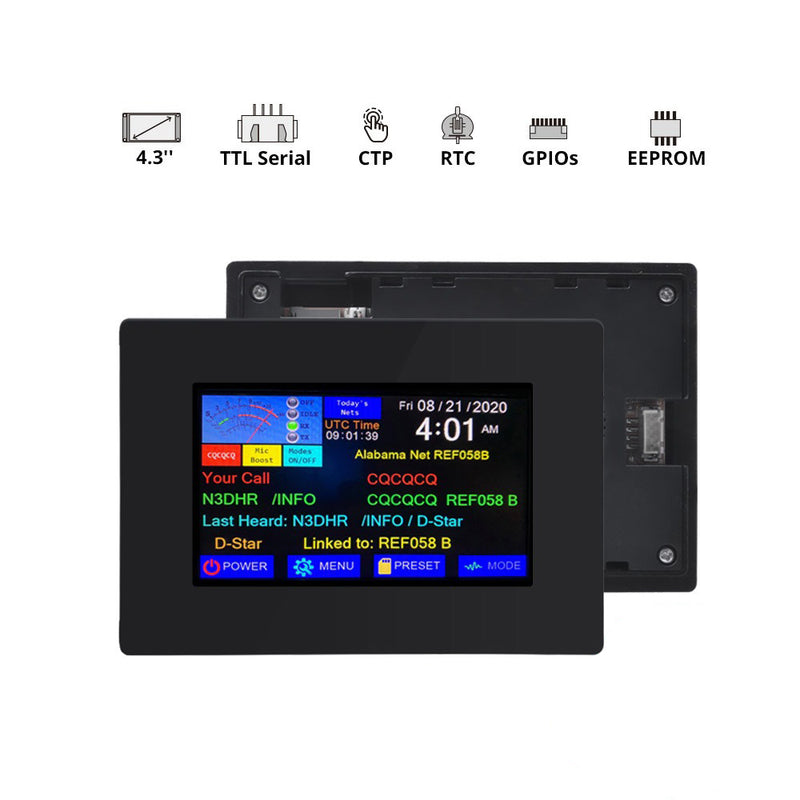 Nextion 4.3 inch Intelligent Series HMI Touch Display with Enclosure