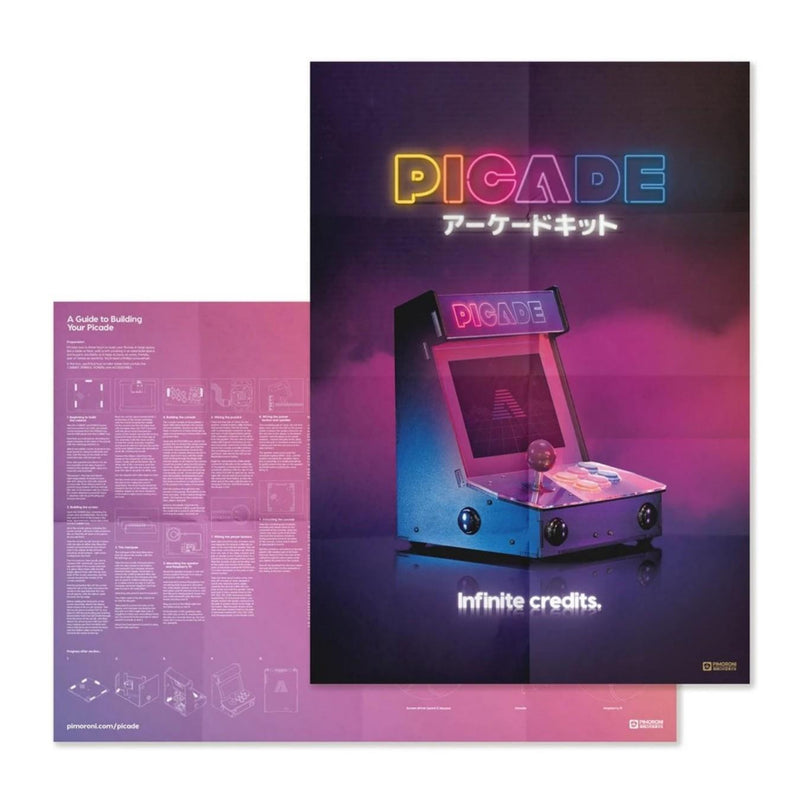 Picade Raspberry Pi Gaming Kit V2 (Raspberry Pi 4 Compatible)