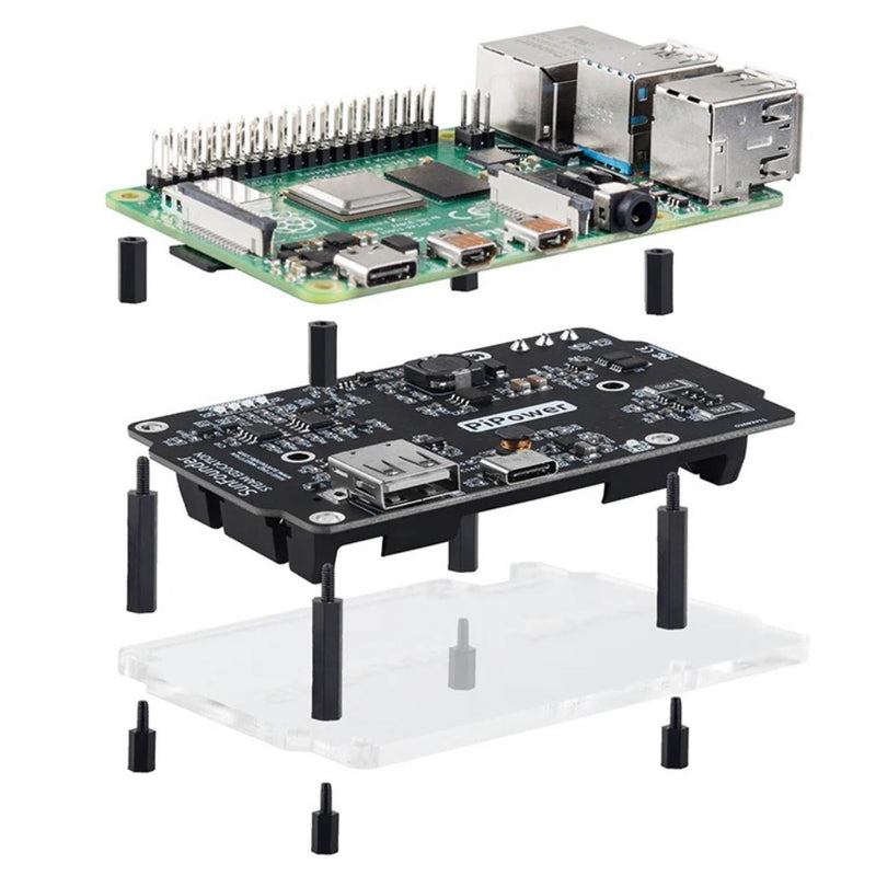 SunFounder Raspberry Pi UPS Power Supply Module V2.0 w/ Battery
