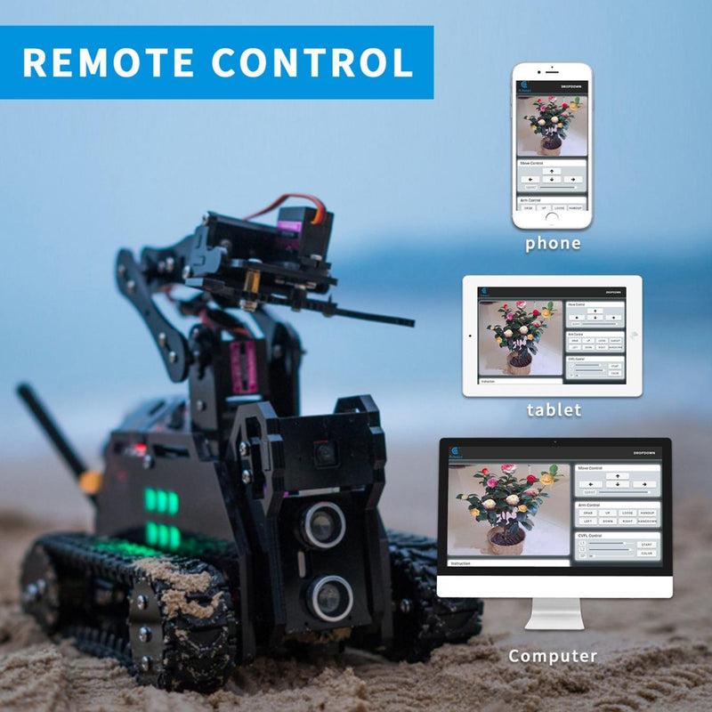 Adeept RaspTank WiFi Smart Robot Tank Kit for Raspberry Pi