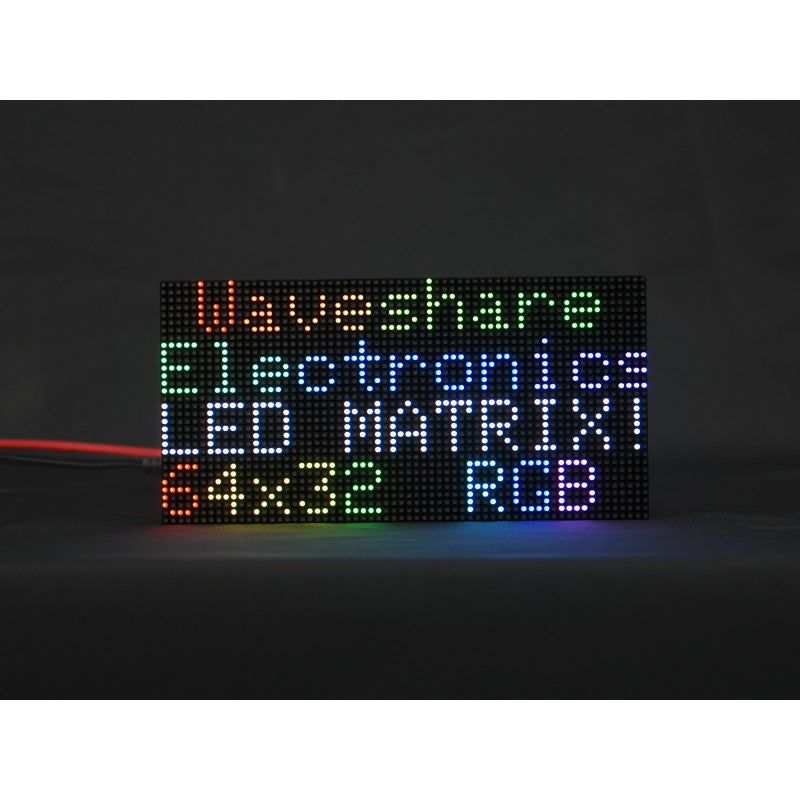 Waveshare RGB Full-Color LED Matrix Panel, 2.5mm Pitch, 64x32 px