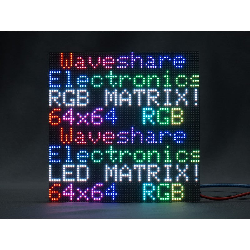 Waveshare RGB Full-Color LED Matrix Panel, 3mm Pitch, 64x64 Px