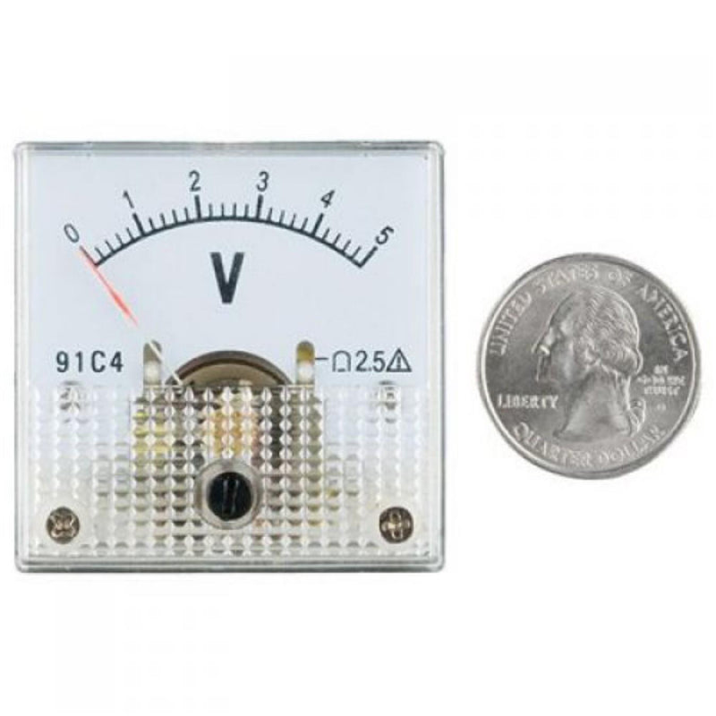 SFE Analog Voltage Panel Meter - 0 to 5V