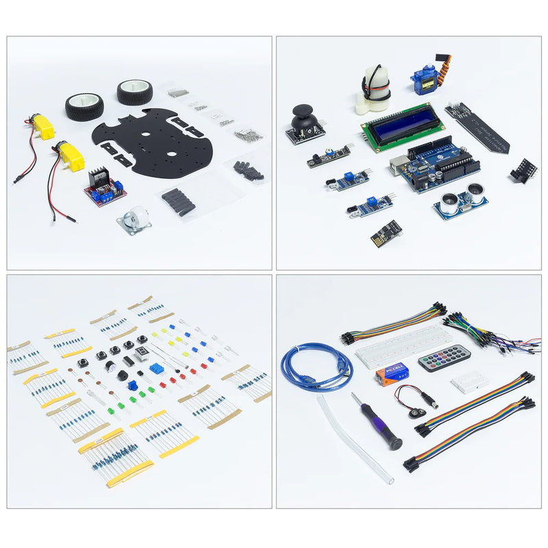 SunFounder 3-in-1 Starter Kit for Arduino Uno (Intermediate Level)