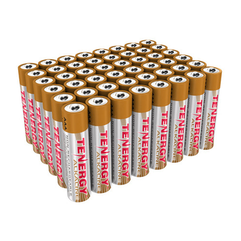 Tenergy 1.5V Alkaline AAA Batteries (48x)