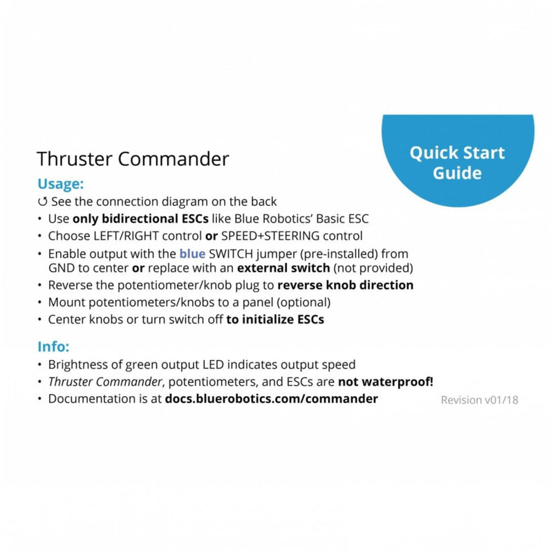 Thruster Commander Motor Controller